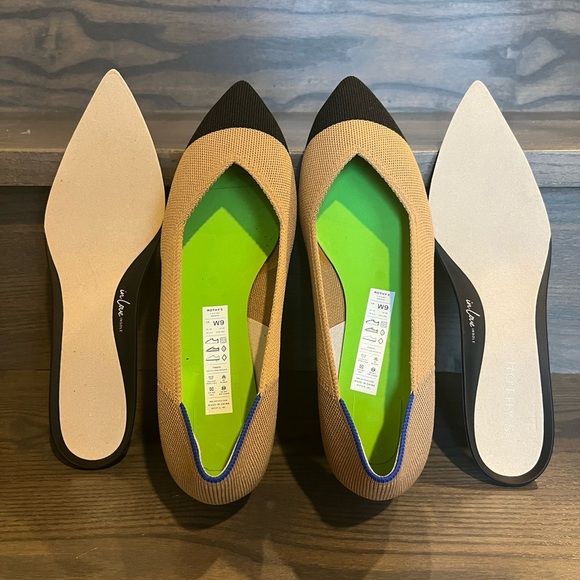 NWOB Rothy’s The High Point Wren Cap Toe Shoes Sizes 9 & 10 - Picture 6 of 14